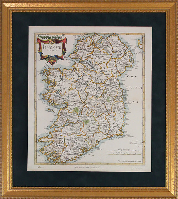 Original 1695 size with Ornate Gold leaf style frame