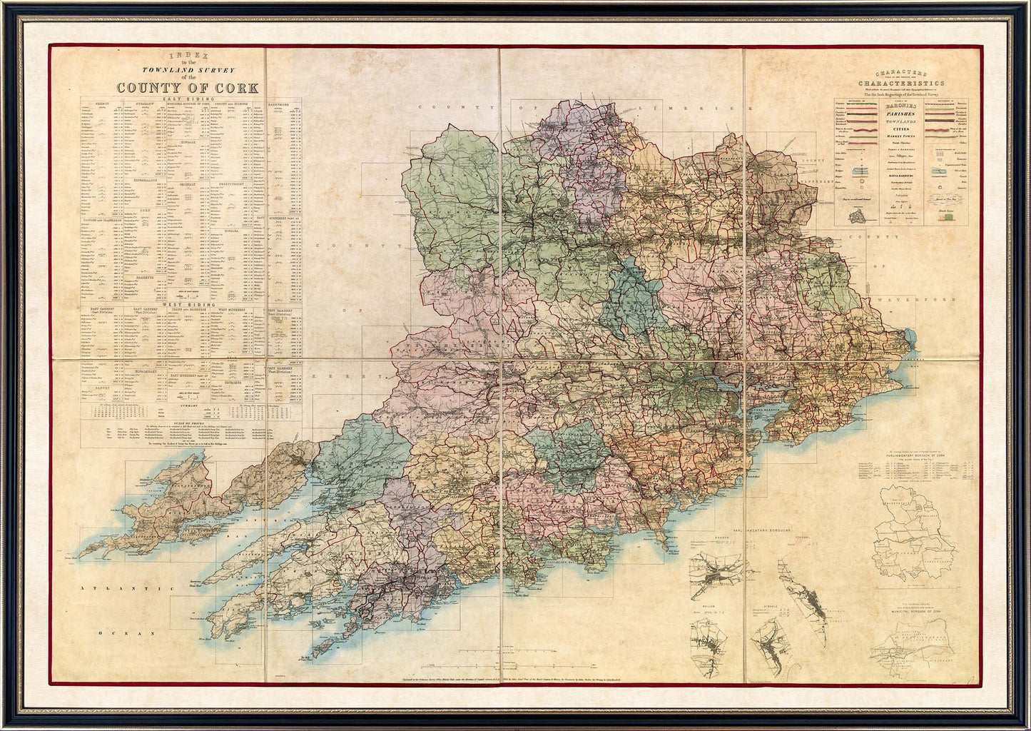 County Cork - Townland Survey of the County of Cork (1845)