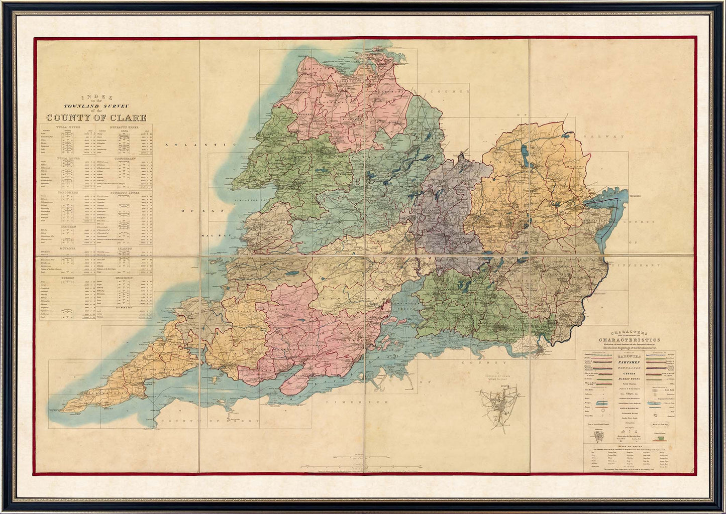 County Clare - Townland Survey of the County of Clare (1842)
