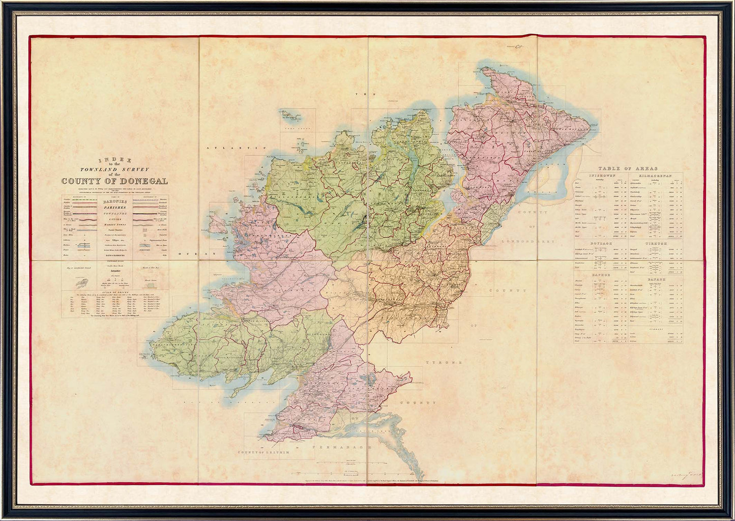 County Donegal - Townland Survey of the County of Donegal (1838)