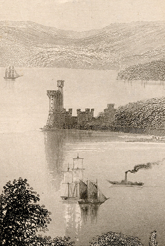 More detail and juxtaposition between a canvas sailship and a steamboatm
