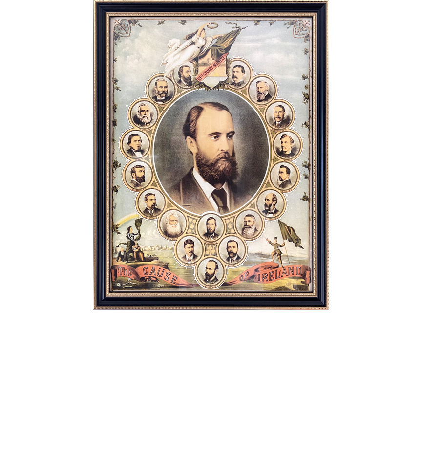 Parnell - The Cause of Ireland (Land League Poster)