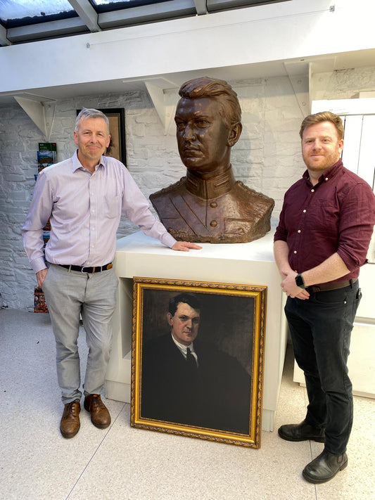 Presentation of Michael Collins Painting to Collins House Museum