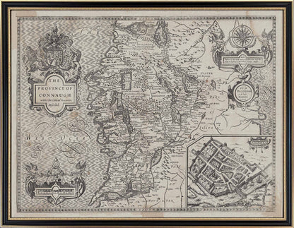 John Speed's 1610 Complete set of 5 x Maps of Ireland and the 4 provinces (Enlarged).
