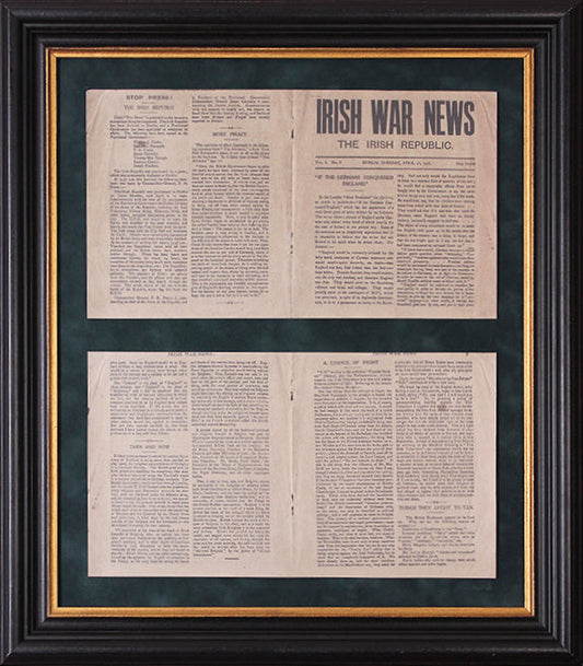 1916 Easter Week - Copy of the original "Irish War News" pamphlet - The Irish Republic" Vol.1 No.1