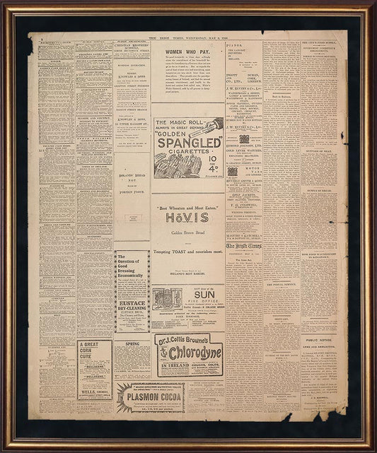 Irish Times - 3rd May 1916 - Page2 (Inside Page)