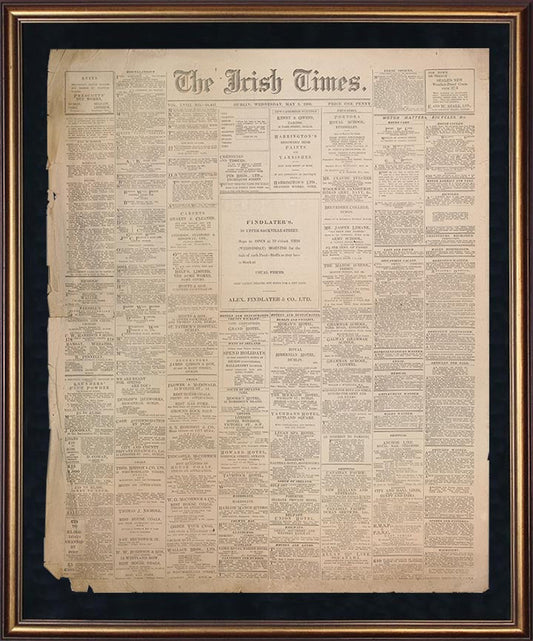 Irish Times - 3rd May 1916 - Page 1 (Front Page)