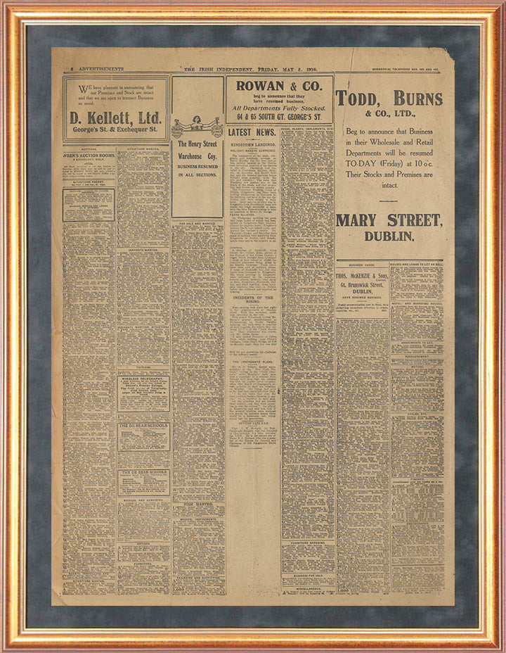 Irish Independent 5th May 1916 (6-page edition) Page 6