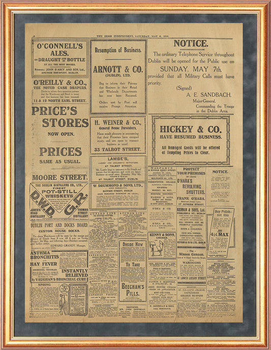 Irish Independent 6th May 1916 (8-page edition) Page2