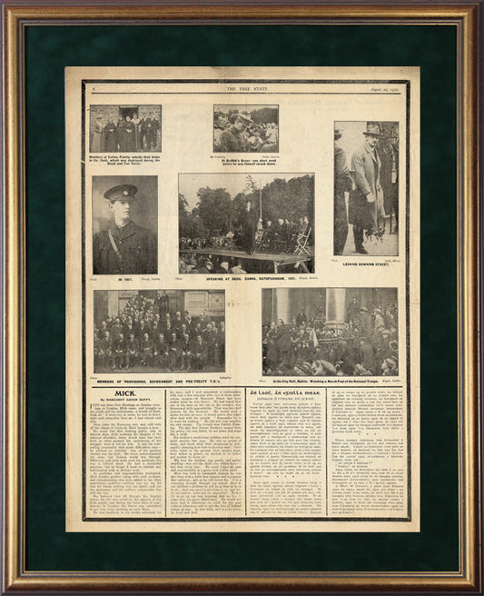 An Saorstát - The Free State - Michael Collins Memorial (First Edition) Dublin, Tuesday, August 29, 1922 Page 6 (Limited Edition)
