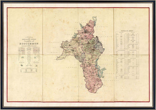 County Roscommon - Townland Survey of the County of Roscommon (1838)