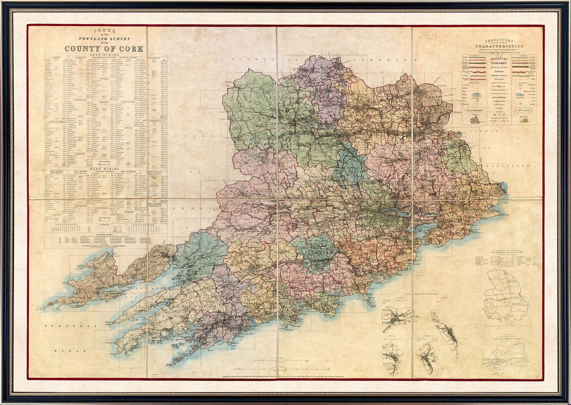 County Cork - Townland Survey of the County of Cork (1845)