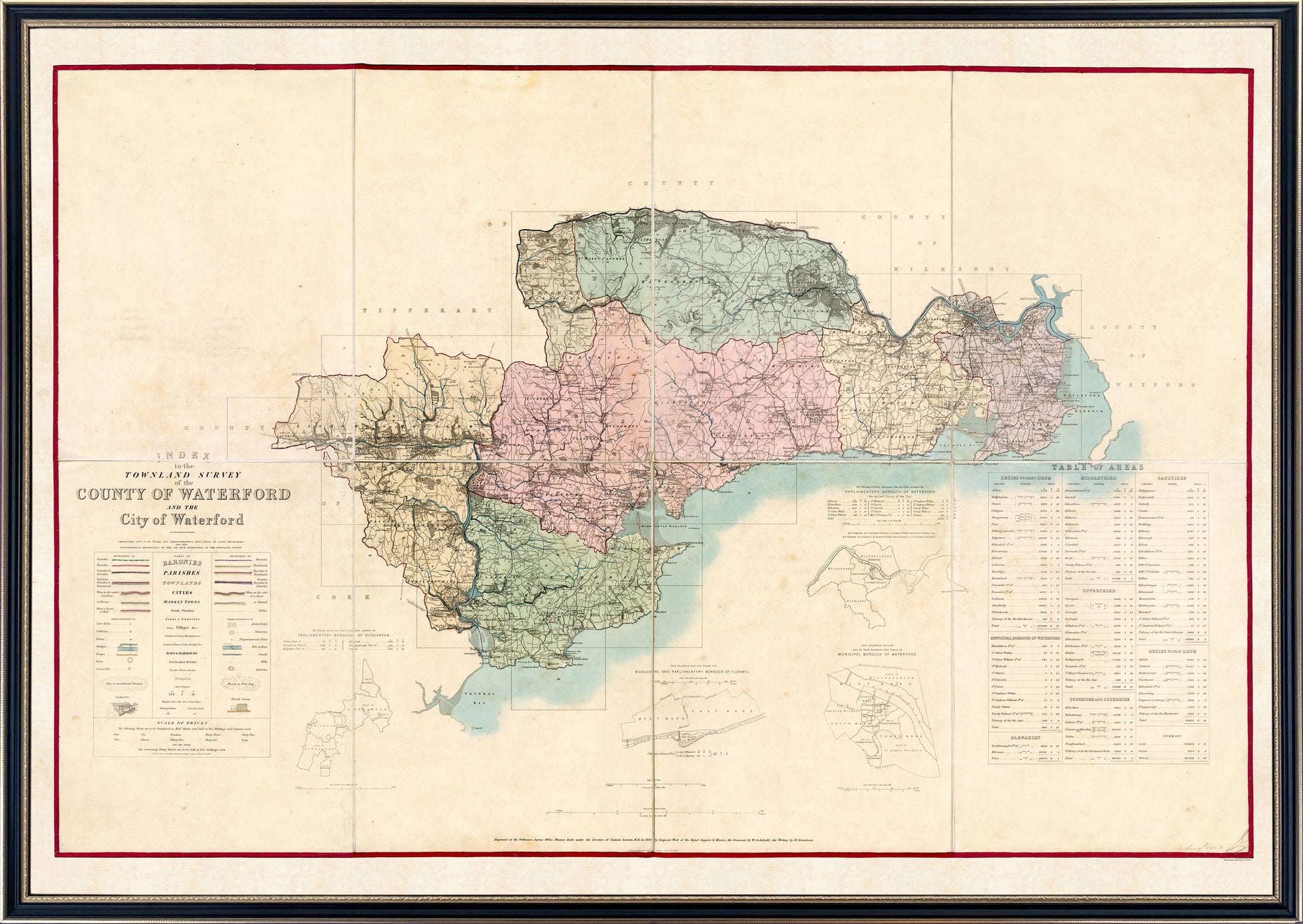 County Waterford - Townland Survey of the County of Waterford (1842)
