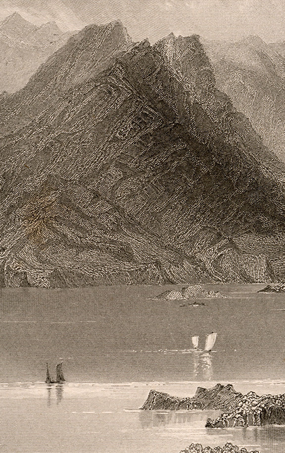 Fine detail of the panormic from the print