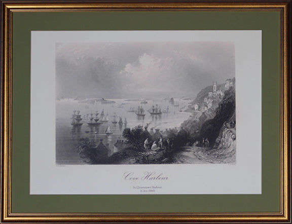 County Cork - Cove Harbour (In Queenstown Harbour) c. 1840