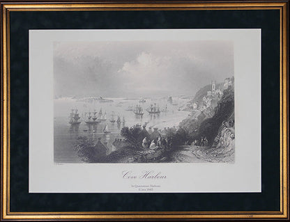 County Cork - Cove Harbour (In Queenstown Harbour) c. 1840