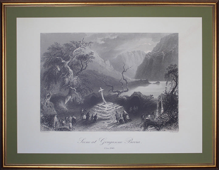 County Cork - Scene at Gouganne Barra c.1840