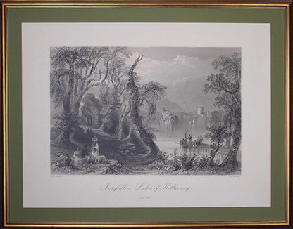 County Kerry- Killarney - Inisfallen - The lakes of Killarney c.1840