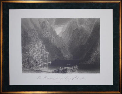 County Kerry - Killarney -The Mountains in the Gap of Dunloe c.1840