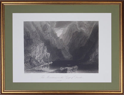 County Kerry - Killarney -The Mountains in the Gap of Dunloe c.1840