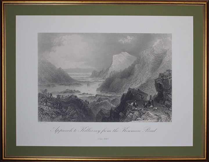 County Kerry- Killarney - Approach to Killarney from the Kenmare Road c.1840