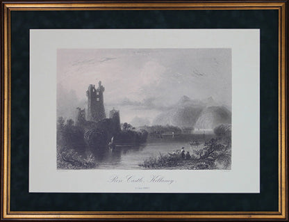 County Kerry - Killarney - Ross Castle Killarney c. 1840