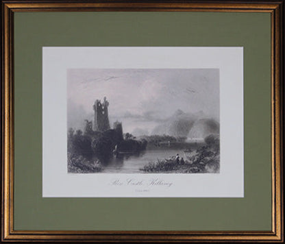 County Kerry - Killarney - Ross Castle Killarney c. 1840