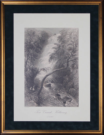 County Kerry - Killarney - Torc Cascade Killarney c.1840