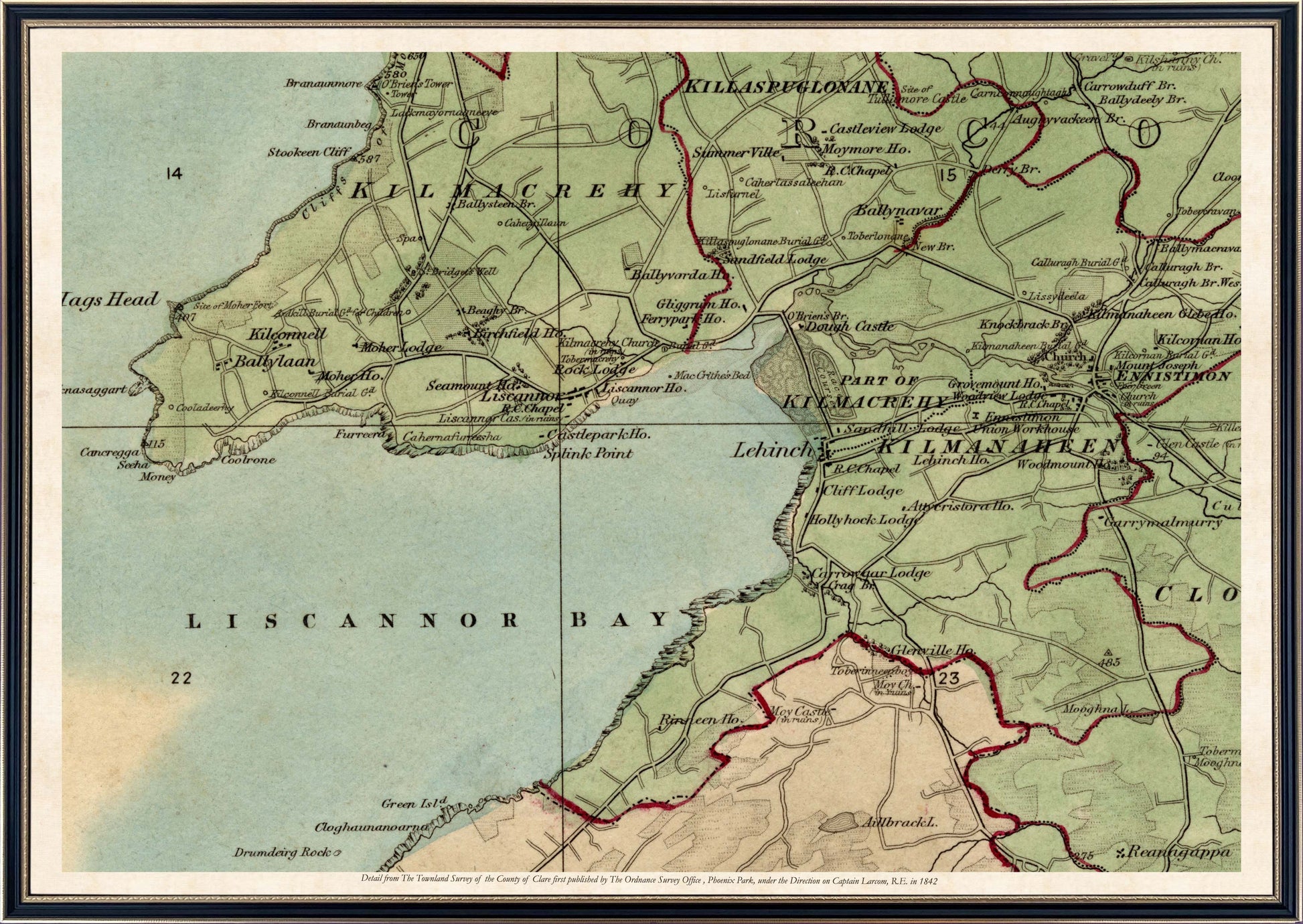 County Clare - Townland Survey of the County of Clare (1842)