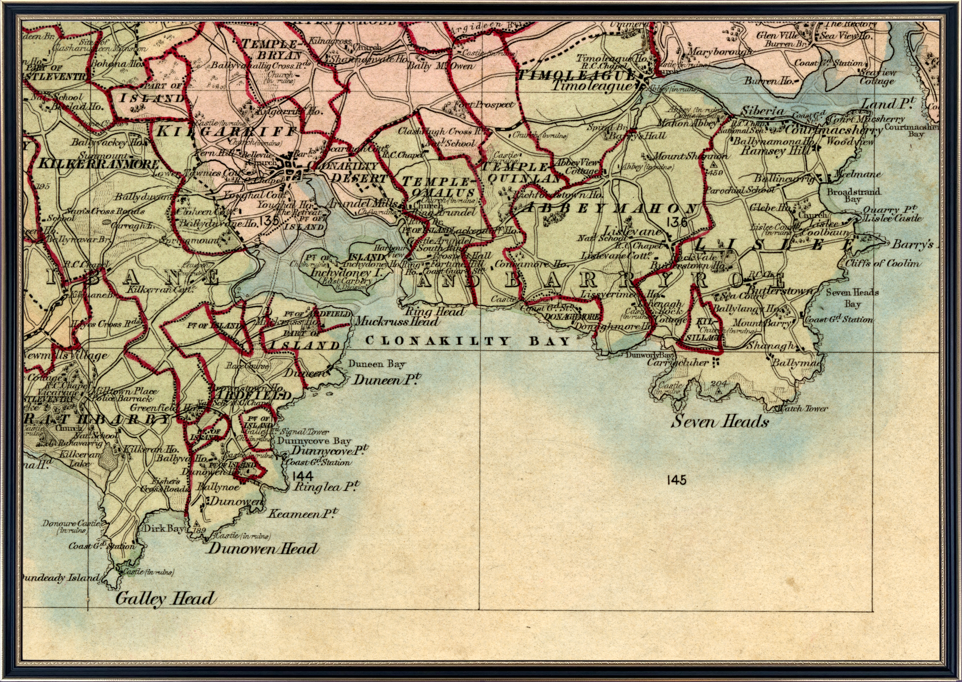 County Cork - Townland Survey of the County of Cork (1845)