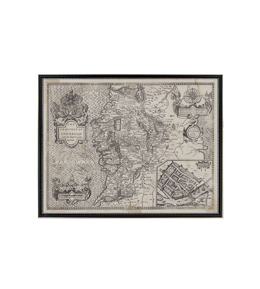 John Speed's 1610 Map ofConnaught (Original size)