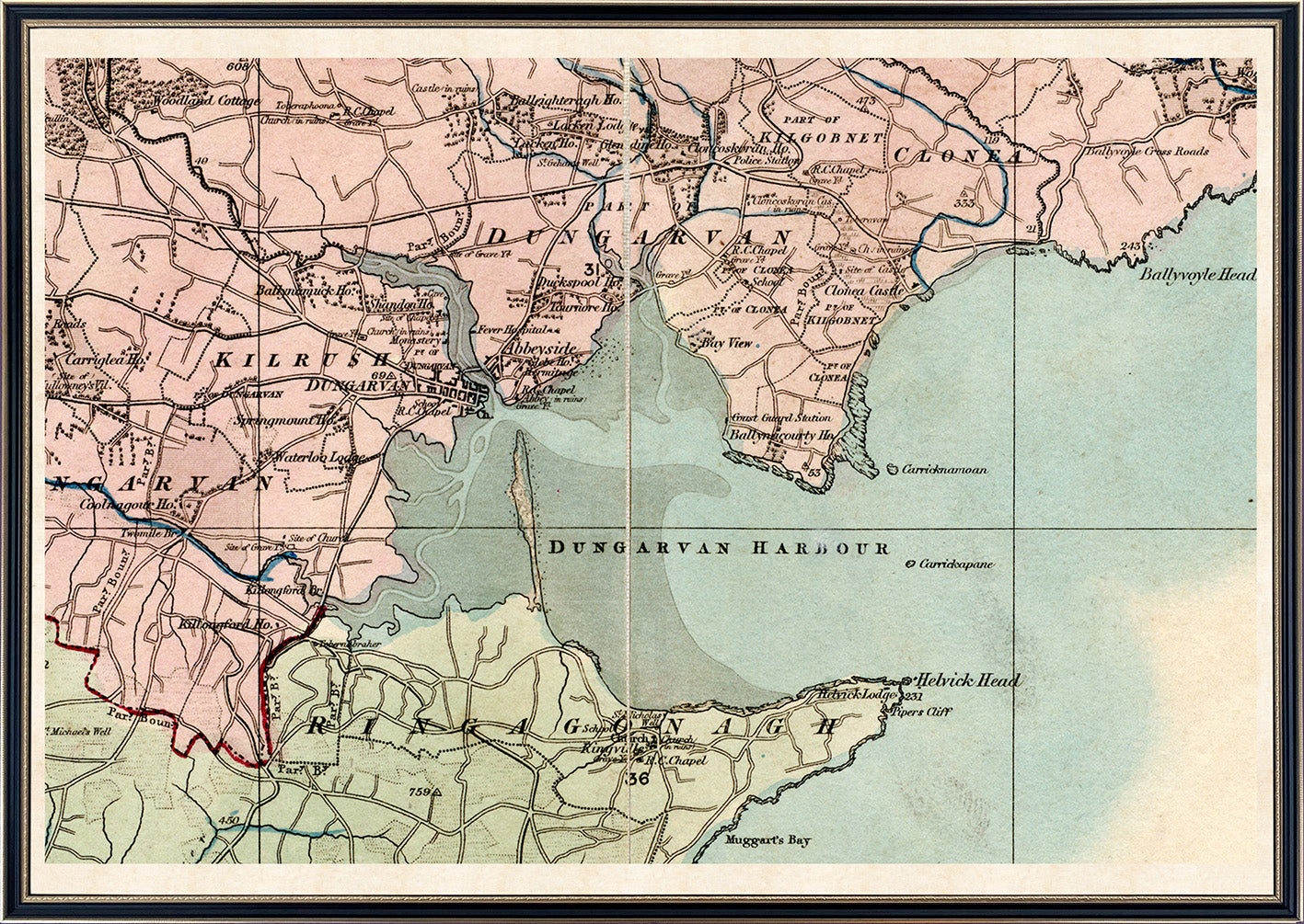 County Waterford - Townland Survey of the County of Waterford (1842)