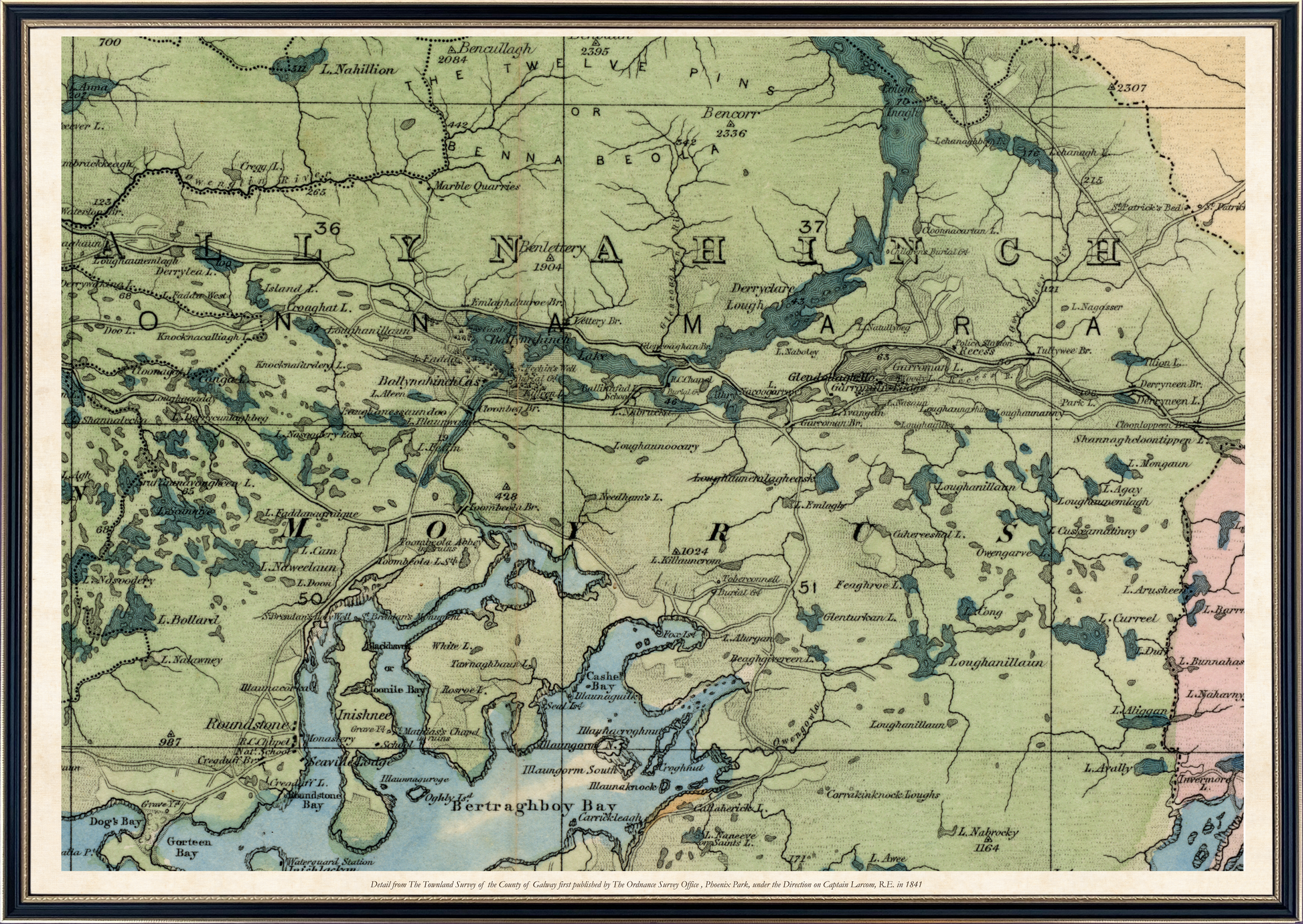County Galway - Townland Survey of the County of Galway (1841)