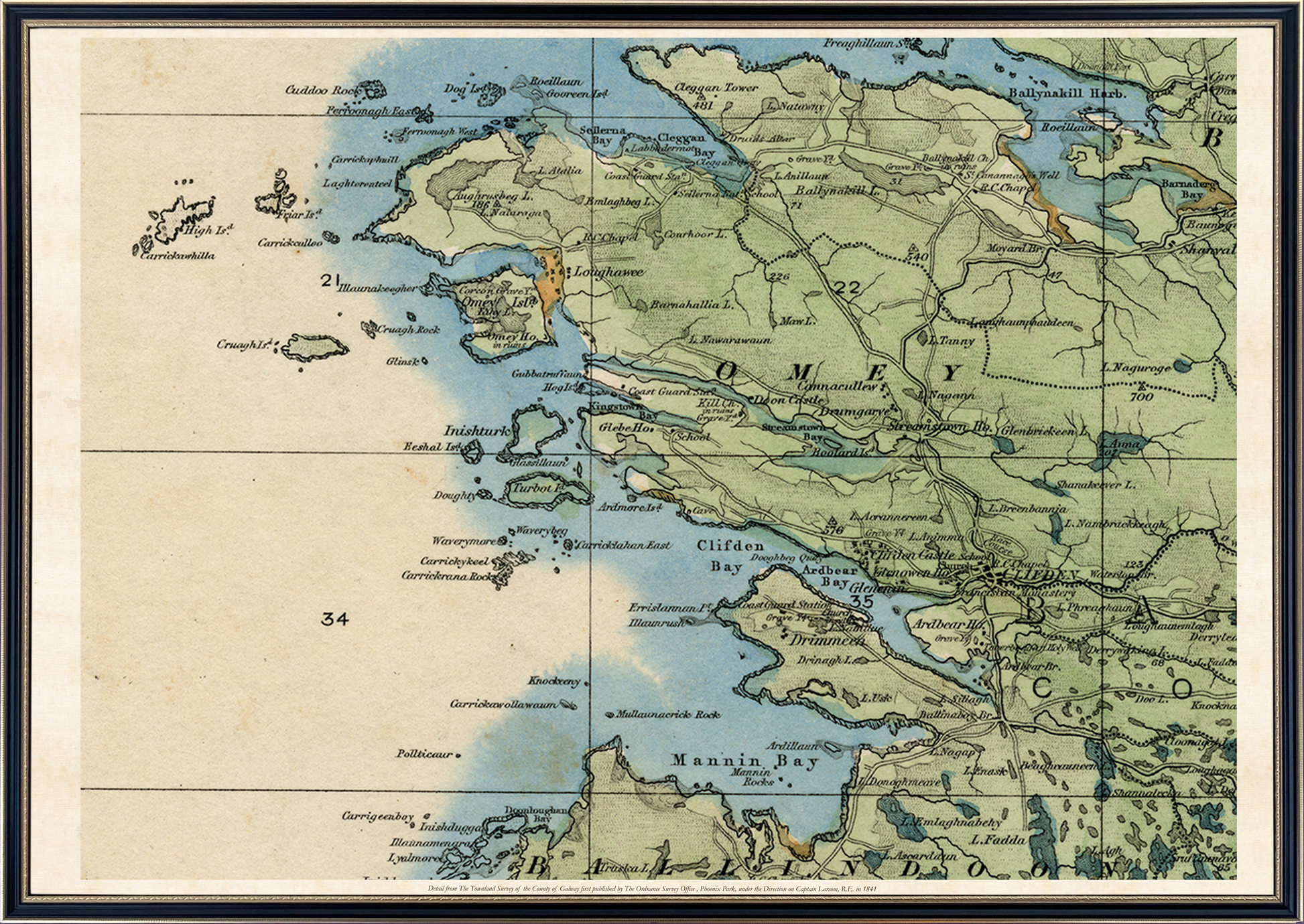 County Galway - Townland Survey of the County of Galway (1841)