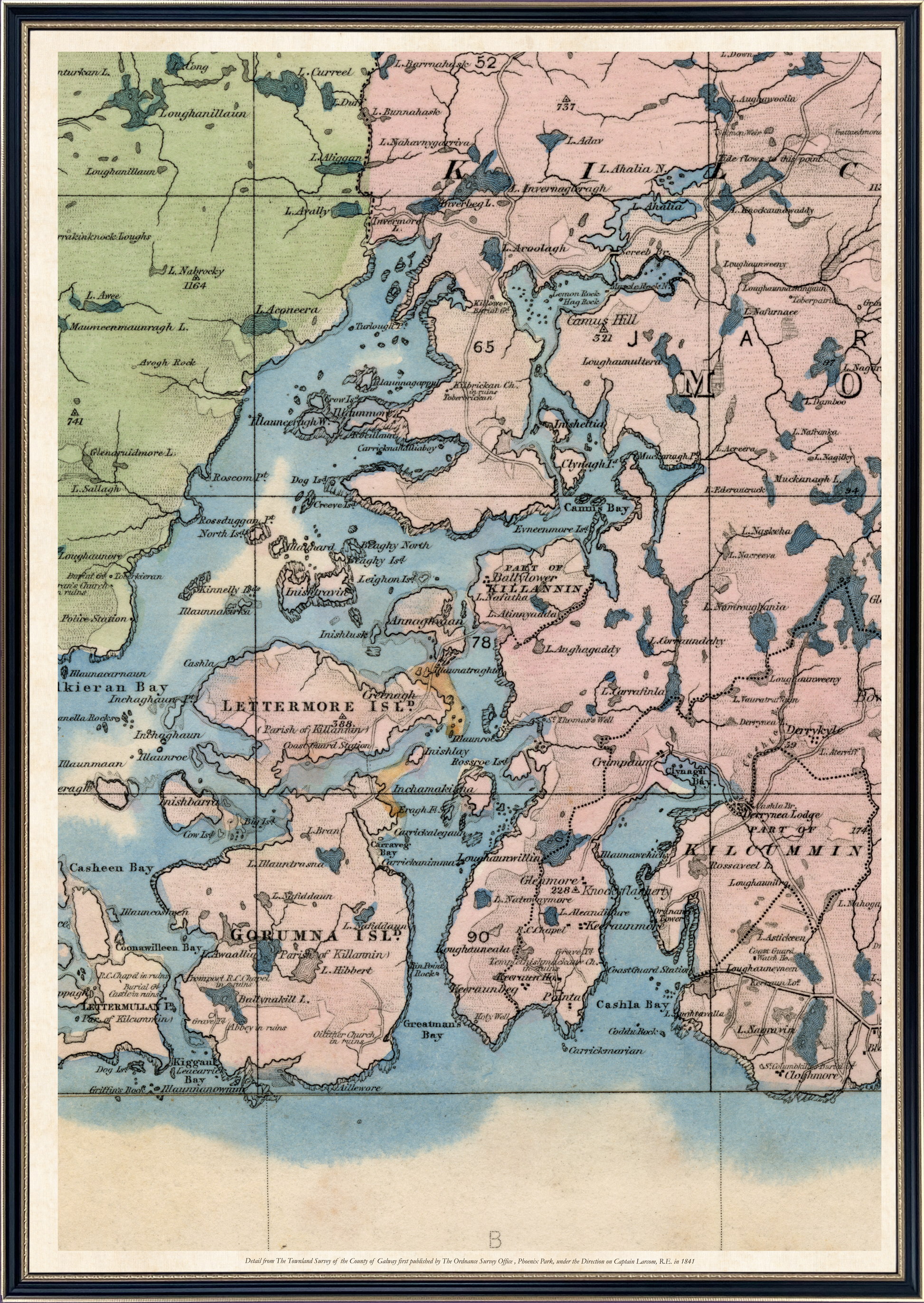 County Galway - Townland Survey of the County of Galway (1841)