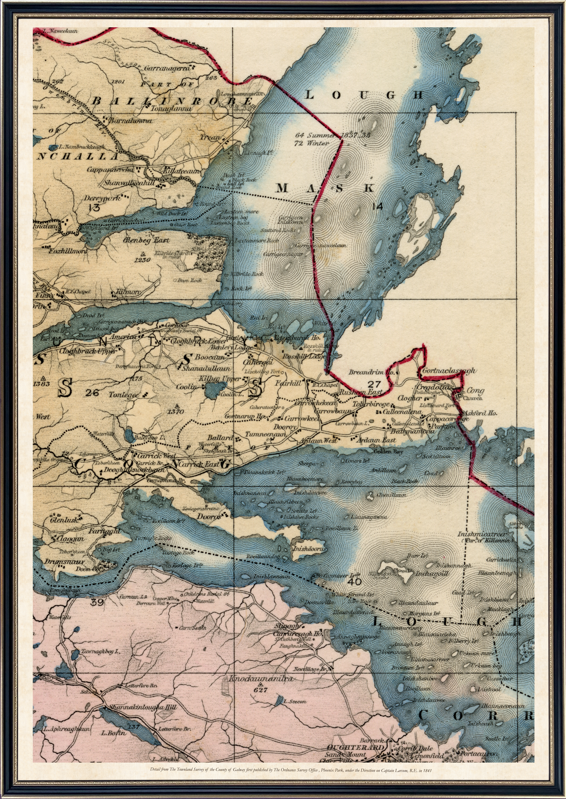 County Galway - Townland Survey of the County of Galway (1841)