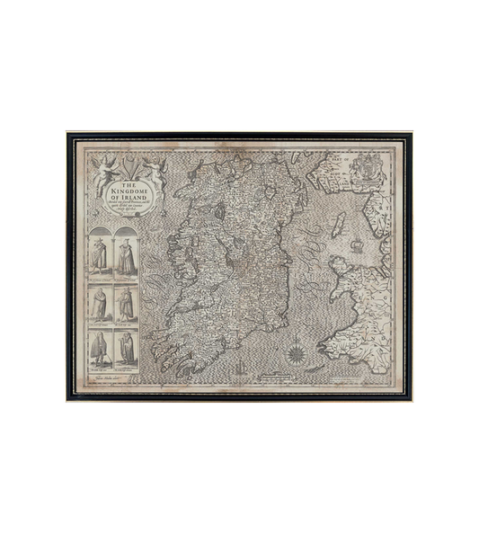 John Speed's 1610 Map of Ireland (Original size)
