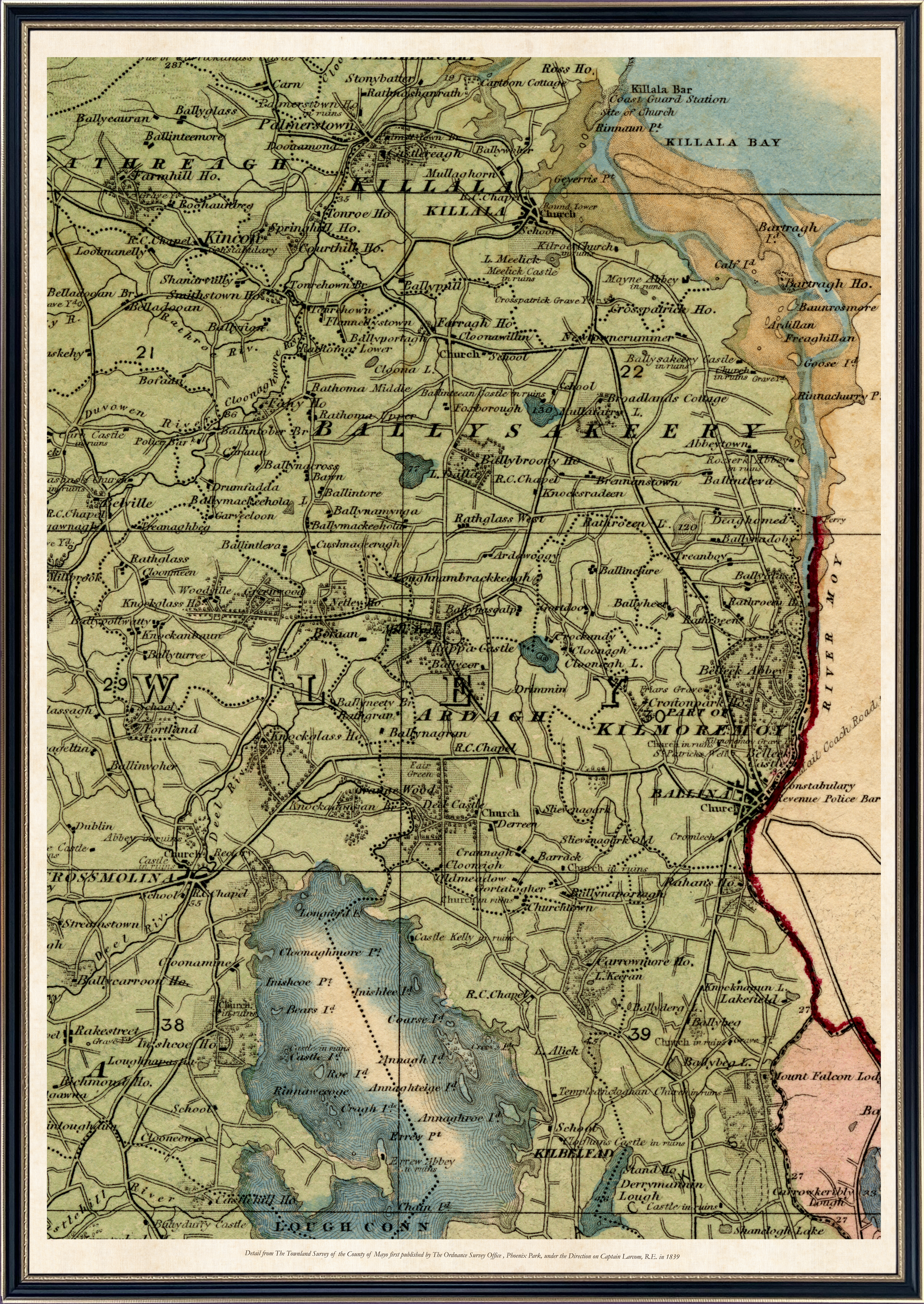 County Mayo - Townland Survey of the County of Mayo (1839)