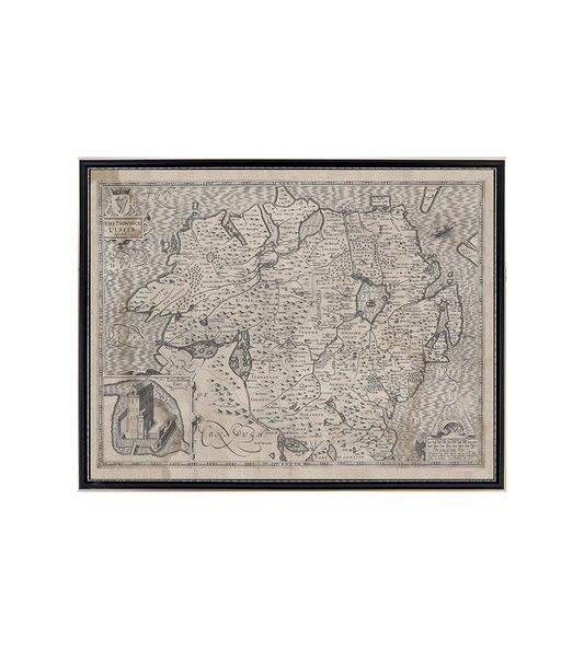 John Speed's 1610 Map of Ulster (Original size)